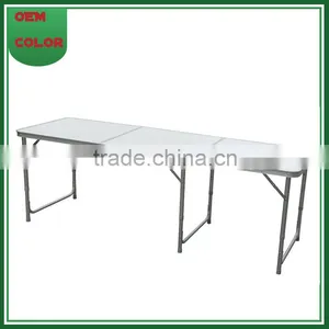Wholesale High Quality MDF Aluminum Camping Adjustable Folding Table thumbnail-5