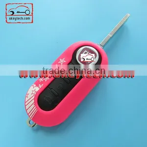 Best Price Car Key Cover Fiat Key Cover 3 Button Remote Key Shell for Shell Key Fiat 500 Key for Fiat Key Cover thumbnail-1