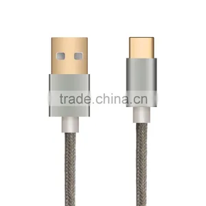Silver USB Type C USB-C Cable, USB2.0 Type-C Data Charging for New Macbook ,3.1A Max Charging Speed thumbnail-1