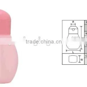 100ml Empty Shampoo Bottle With the Flip Cap Baby Body Wash Bottle thumbnail-2