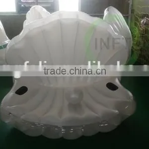 Custom Inflatable Seashell Swimming Pool Floats Toys Inflatable Pool Float Manufacturers thumbnail-1
