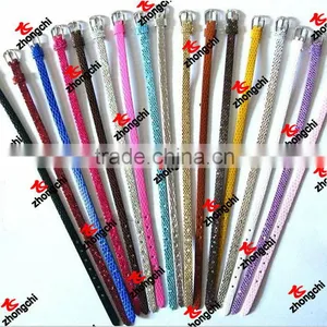 8mm PU Spark Glitter Leather Straps for Bracelets Gifts (SGL51111) thumbnail-6