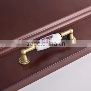 Wholesale High Quality Ceramic Handles and Knobs Kitchen Wardrobes Door Porcelain Modern Pulls Knobs thumbnail-6