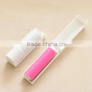 High Quality Portable Foldable Washable Lint Dust Hair Remover Cloth Sticky Roller Brush thumbnail-2