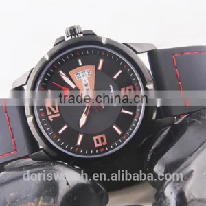 New High Quality Products Oversize Bezel Men Sport Wrist Watch Casual Silicone Watch Rubber Colorful Watch With Date thumbnail-5