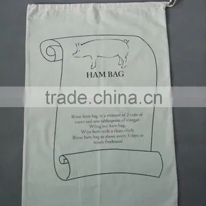 100% Cotton Calico Ham Bag Shopping Bag Promotion Bag thumbnail-1