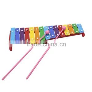 Kids Children Toddler Colorful 15 Note Glockenspiel Educational Musical Instrument Rhythm Band Toy Percussion thumbnail-4