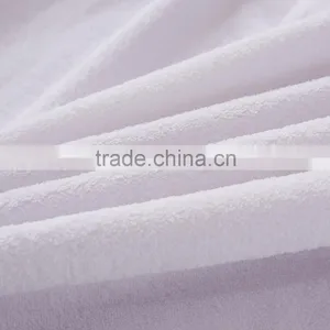 Skirted White Anti Bed Bug Coral Fleece Washable Mattress Protector thumbnail-5