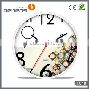 Modern Cheap Plastic Wall Clock thumbnail-4