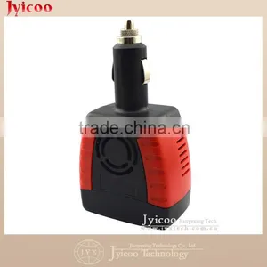 Jyicoo DC To AC Inverter 12V 220V Mini Car Cigarette Lighter Adapter 150W Power Adaptor thumbnail-1
