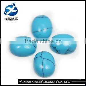Global Gemstone Buyers Oval Shape Cabochon Turquoise Gem Names Factory Prices Turquoise Stone Beads thumbnail-1