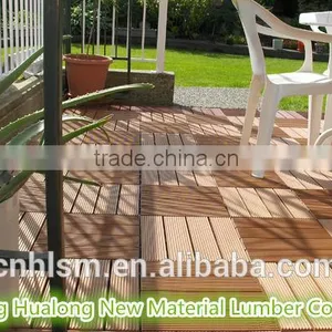 Outdoor Interlocking Easy Install WPC DIY Tiles 310*310mm thumbnail-1