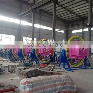 [direct Manufacturer] Outdoor Playground Human Gyroscope Rides / 3D Space Ring thumbnail-3