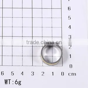 China Wholesale Silver Gold Stainless Steel Perfect Quality Jewelry New Fashion Ring for Men thumbnail-2