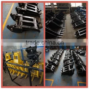 Hitachi ZX35U Supply DOOSAN HITACHI Mechanical Log Grapple and Hydraulic Wood Grapple for Excavator thumbnail-4