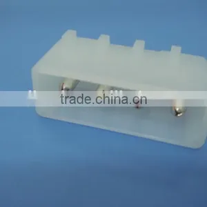 5.08mm Pitch Vertical PCB Mounting Orientation Wire to Board Pin Header Connector TE 4 Pin Connector Tyco 350424-1 thumbnail-4