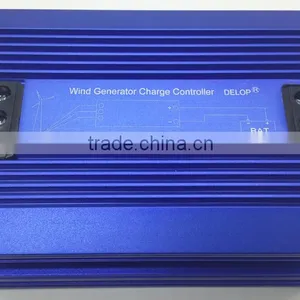 600w Wind Power Controller for 600w Wind Turbine Generator, 12V and 24V Optional, Max 800w, Blue Color, High-efficiency thumbnail-1