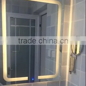 World Popular CE R0HS Certificate Freely Customized Function Wall Mounted Bright Bathroom Touch Screen Sensor LED Mirror thumbnail-5