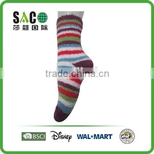 Simple Colorful Stripe Fluffy Socks thumbnail-6