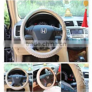 High Quality Fashion PVC/PU/leather/rubber Steering Wheel Cover thumbnail-1