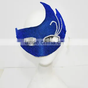Halloween Blue Party Mask for Adult thumbnail-1