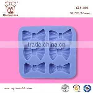 Bowknot Funny Shape Fondant Cake Mould Silicone Mold for Cake thumbnail-1