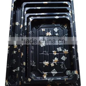 Disposable Packaging PS Plastic Sushi Take Away Box Sushi Box With Clear Lid thumbnail-6