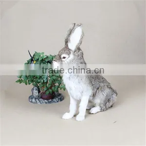 Easter Bunny Furry Animal Plastic Animals Garden Decoration thumbnail-2