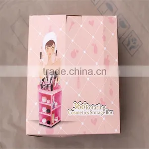 Rotative Makeup Storage Cabinet 360 Degree Rotating Fashion Cosmetic Storage Box/makeup Case Plastic Makeup Organizer 360 Degre thumbnail-2