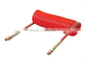 BLue Polyurethane Spiral Tube, PU Coil Hose With Brass Ends&Tail(6.5*10mm*6m),Pneumatic Fitting thumbnail-3