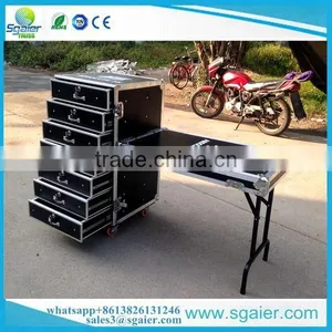 Sgaier 20u Flight Case 7 Drawers Mobile Flight Case With Locks thumbnail-1