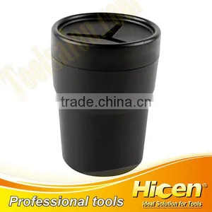 Automotive Multi-function High Elastic Plastic Cover Trash Storage Can thumbnail-1