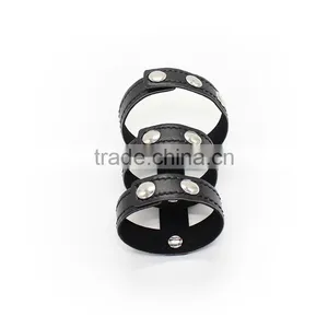 LEATHER COCK RINGS FOR MEN SEX TOYS MALE LEATHER COCK RINGS FOR MEN SEX TOYS WHOLESALE COCK RINGS SM GAME COCK RINGS FOR MEN thumbnail-2