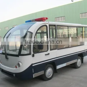 8 Passenger Sightseeing Electric Mini Bus With Enclosed Doors thumbnail-4