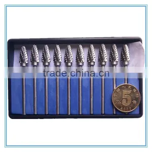 10pcs/set Diamond Burrs Carbide Rotary File thumbnail-1
