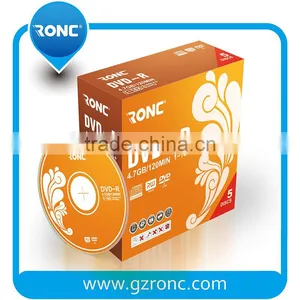 16X 4.7GB Blank DVD R With 5.2mm/10.4mm Jewel Case Hot Display thumbnail-1