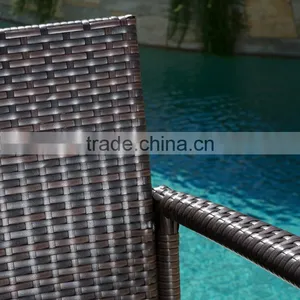 Outdoor Bar and Lounge Furniture Wickerwork Armrest Bar Stools China thumbnail-5