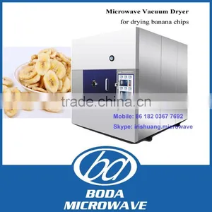 Industrial Vacuum Microwave Banana Plantain Chips Drying Machine /vacuum Microwave Banana Slices Dryer thumbnail-1