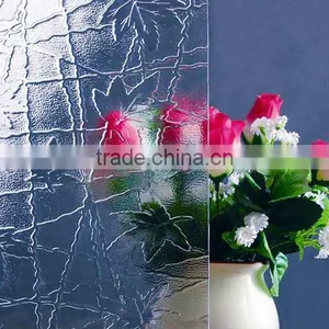 3-8mm Clear Maple Leaf Pattern Glass thumbnail-1
