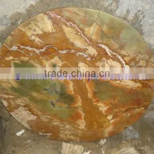 BEAUTIFUL MULTI GREEN ONYX TABLE TOPS COLLECTION thumbnail-2