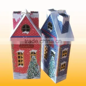 House Shaped Candy Tin Box thumbnail-1