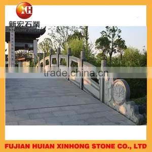 White Stone Carving Marble Arch Bridge Railing thumbnail-6