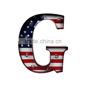 Store More Factory Price Carnival Metal Letter G LED Light For Decoration thumbnail-2