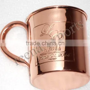 China Wholesale Russian Standard Moscow Mule Mugs,14oz Engravelcopper Mule Mugs,copper Mug With Custom Engraved Logo thumbnail-1