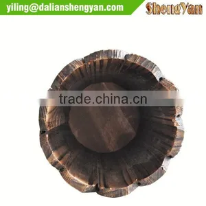 Chinese Cedar or Radiator Pine Wooden Round Planter Box thumbnail-3
