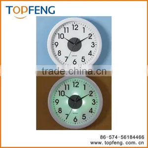 Light Sensor Wall Clock/Light in the Dark Clock/office Round Wall Clock thumbnail-1