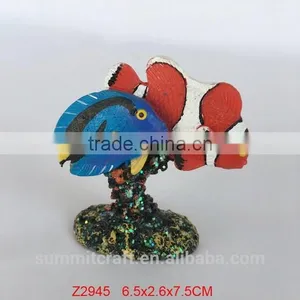 Custom Hand Painting Polyresin Clown Fish Figurine thumbnail-3