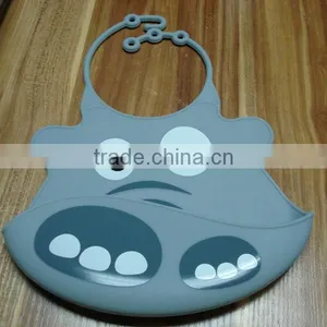 New Design Colorful Child Silicone Bib thumbnail-1