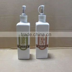 Ceramic Square Oil and Vinegar Kitchenware Sets thumbnail-1