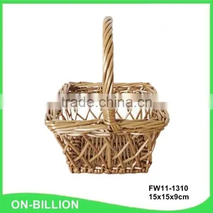 New Eco Mini Wicker Decorate Basket Wedding thumbnail-5
